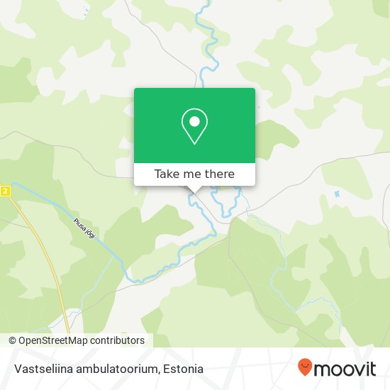 Vastseliina ambulatoorium map