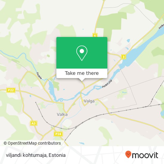 viljandi kohtumaja map