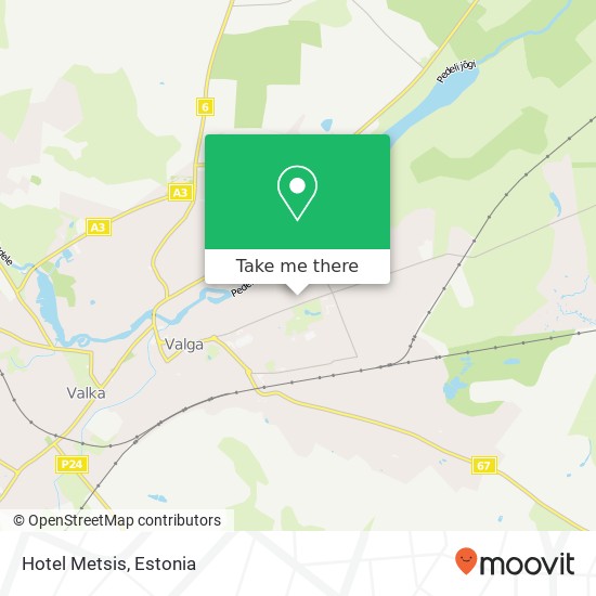 Hotel Metsis map