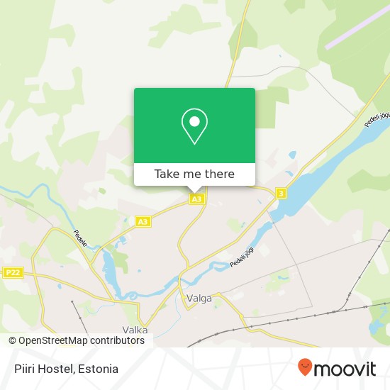 Piiri Hostel map