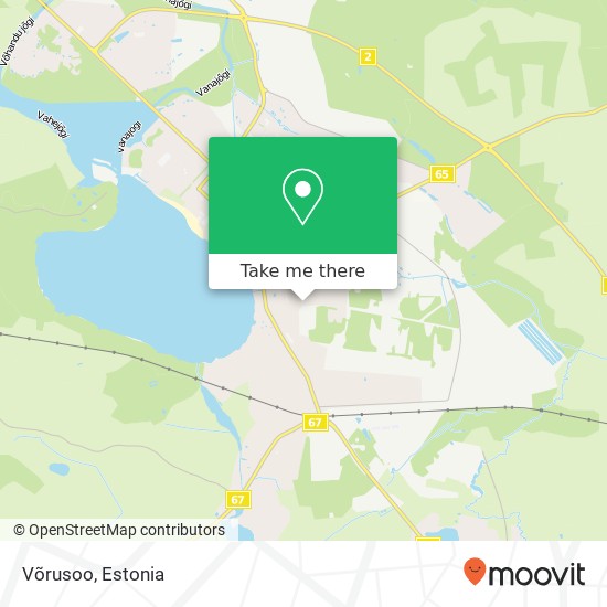 Võrusoo map