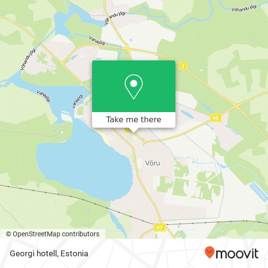 Georgi hotell map