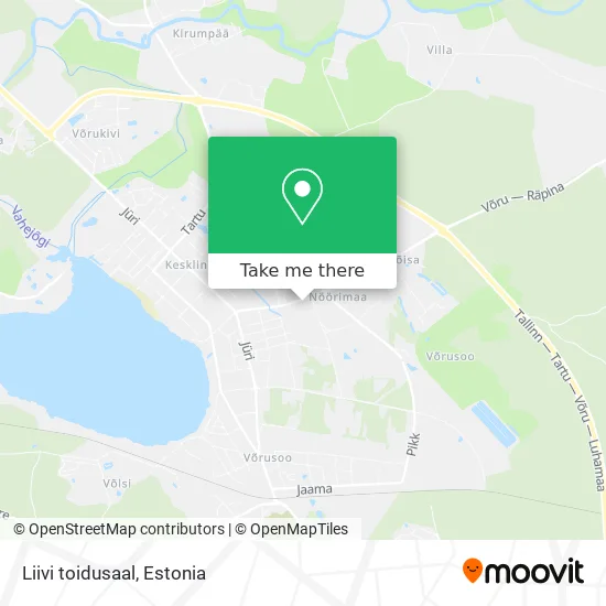 Карта Liivi toidusaal