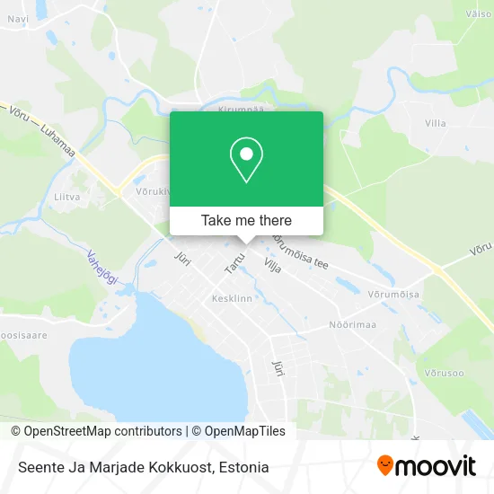 Карта Seente Ja Marjade Kokkuost
