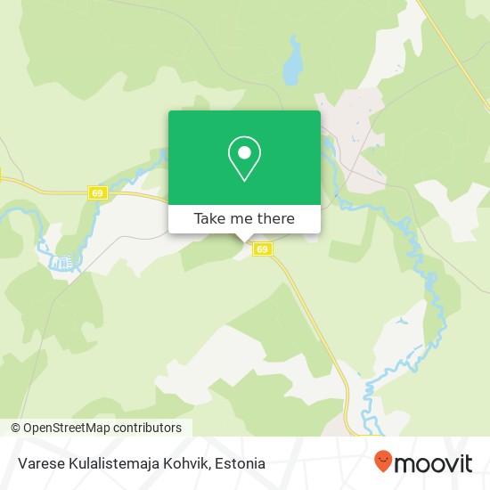 Varese Kulalistemaja Kohvik map