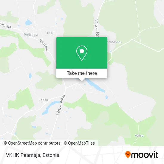 VKHK Peamaja map