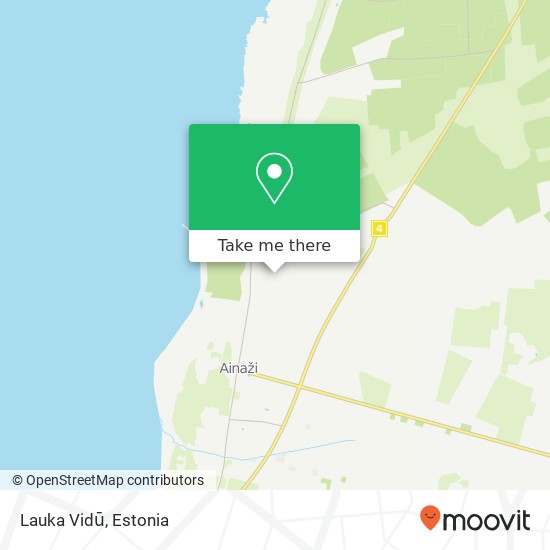 Lauka Vidū map