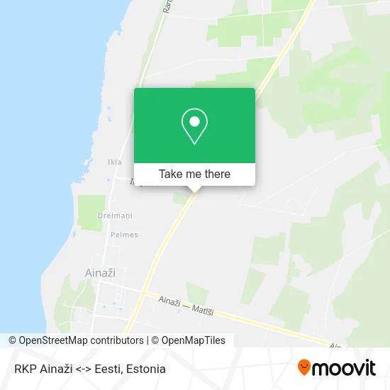 RKP Ainaži <-> Eesti map