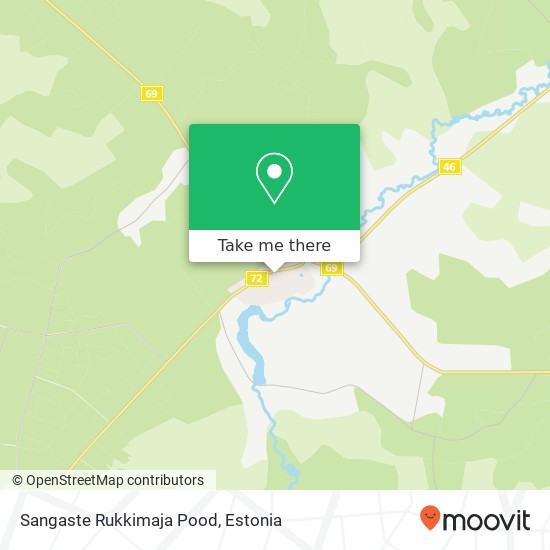 Карта Sangaste Rukkimaja Pood