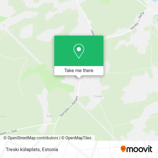 Карта Treski külaplats