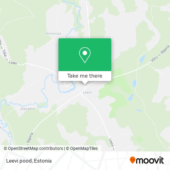 Leevi pood map