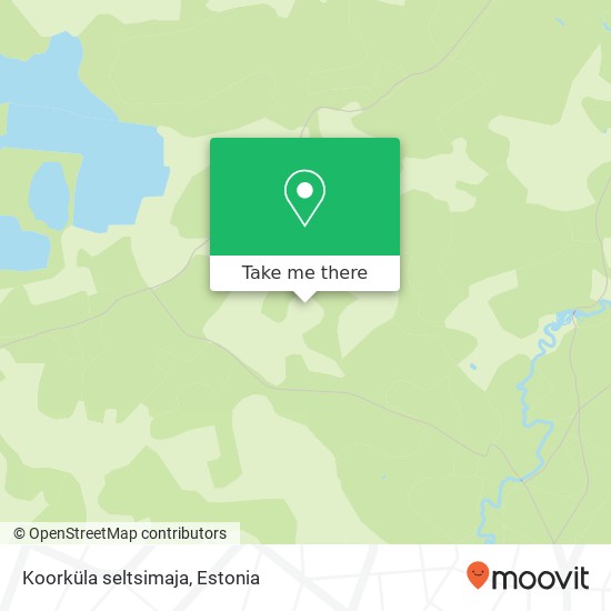 Koorküla seltsimaja map