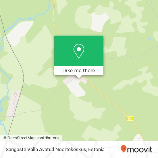 Sangaste Valla Avatud Noortekeskus map