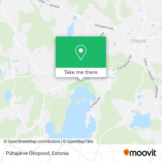 Pühajärve Ökopood map