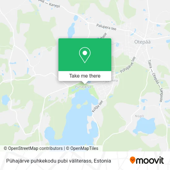 Pühajärve puhkekodu pubi väliterass map