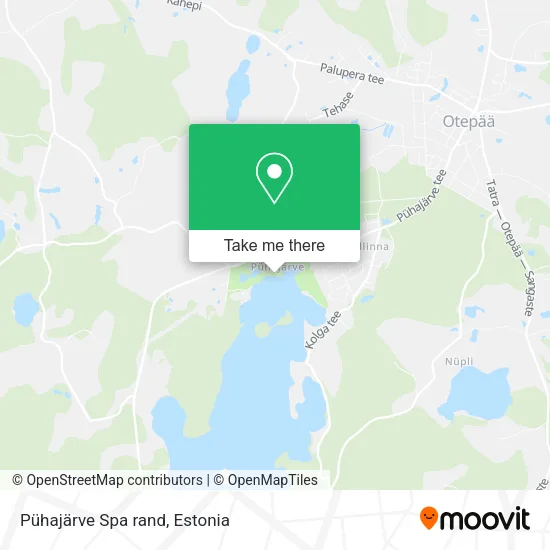 Pühajärve Spa rand map