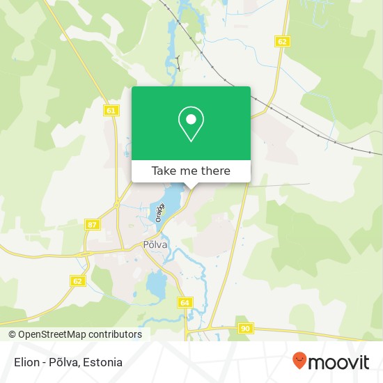Карта Elion - Põlva