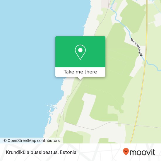 Карта Krundiküla bussipeatus