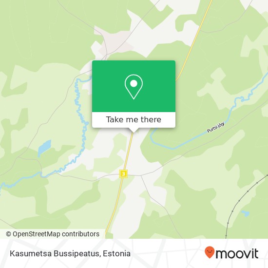 Kasumetsa Bussipeatus map