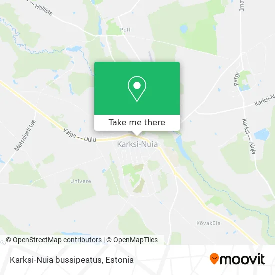 Karksi-Nuia bussipeatus map