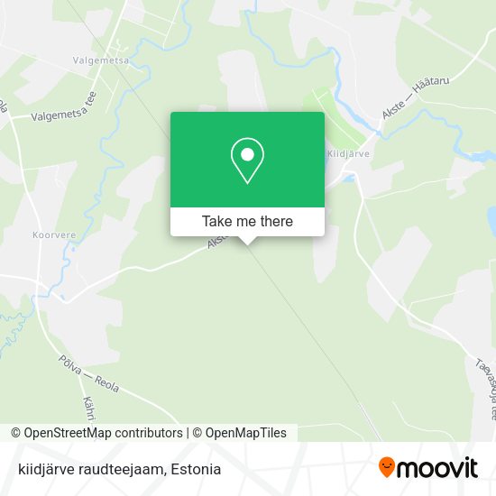 kiidjärve raudteejaam map