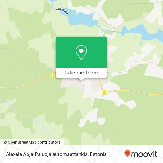 Alexela Abja-Paluoja automaattankla map