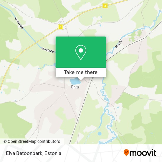 Elva Betoonpark map
