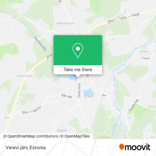 Verevi järv map