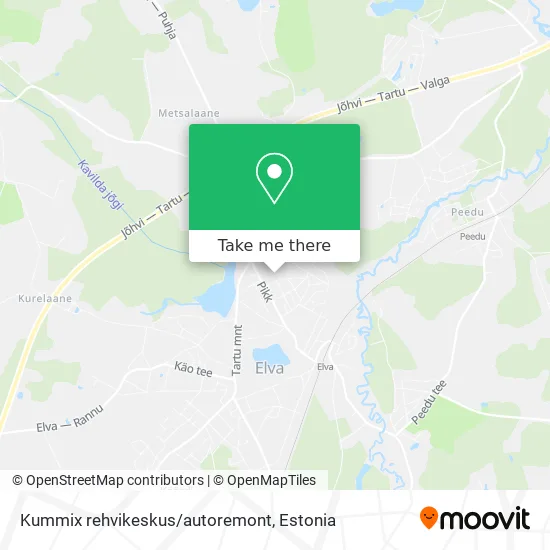 Карта Kummix rehvikeskus/autoremont
