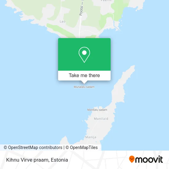 Kihnu Virve praam map