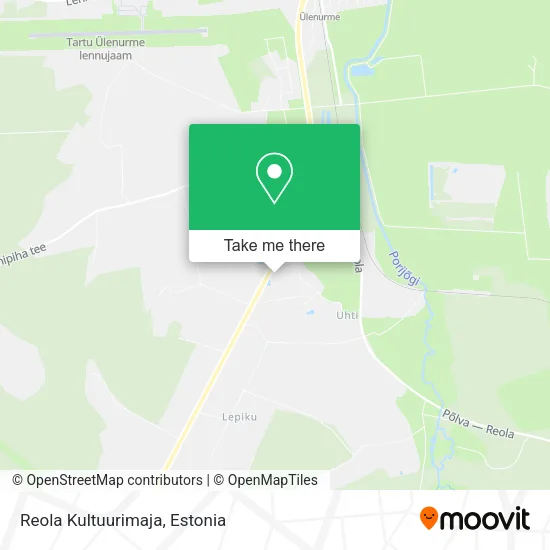 Reola Kultuurimaja map