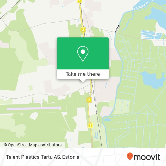Карта Talent Plastics Tartu AS