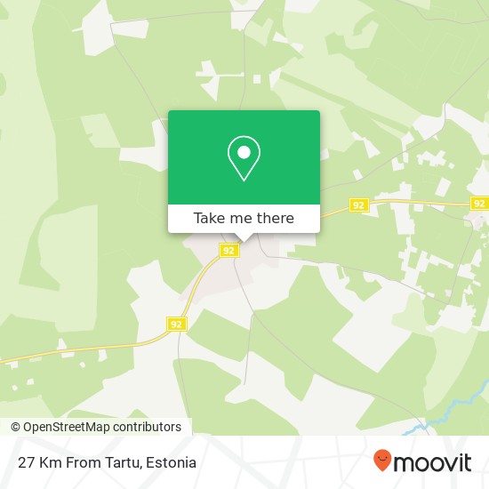 27 Km From Tartu map