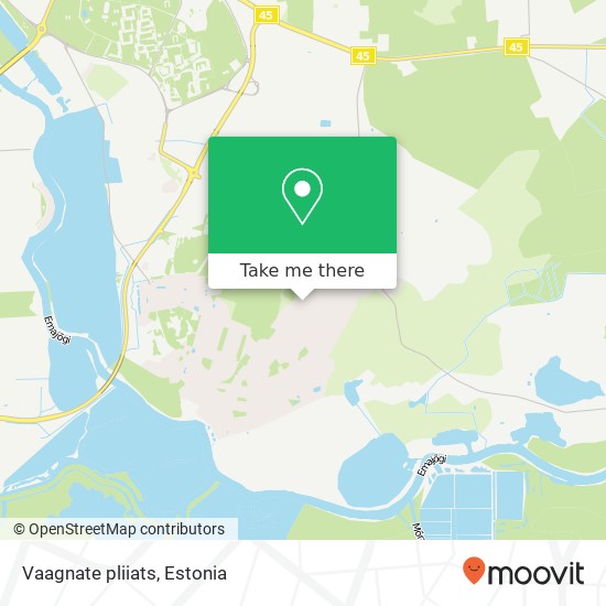 Карта Vaagnate pliiats
