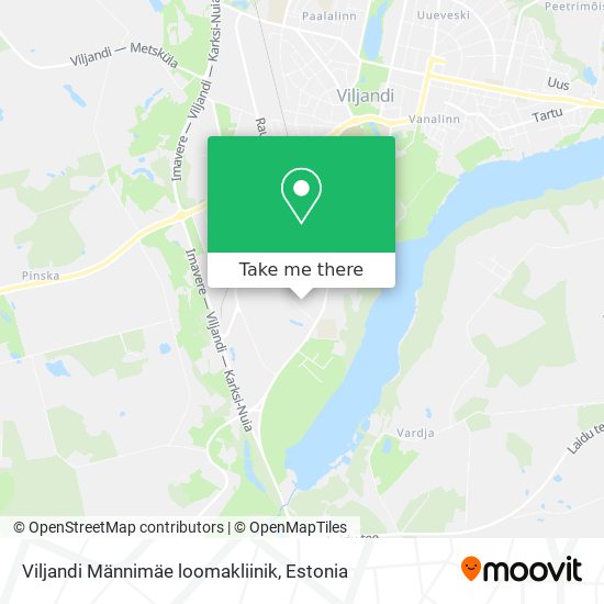 Viljandi Männimäe loomakliinik map