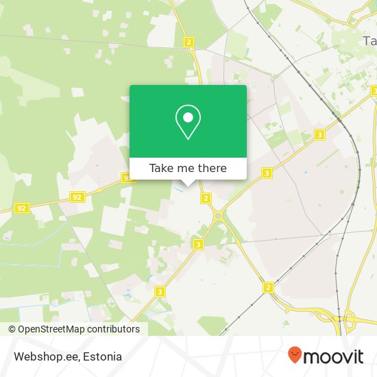 Webshop.ee map