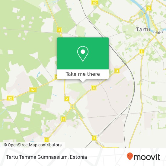 Tartu Tamme Gümnaasium map