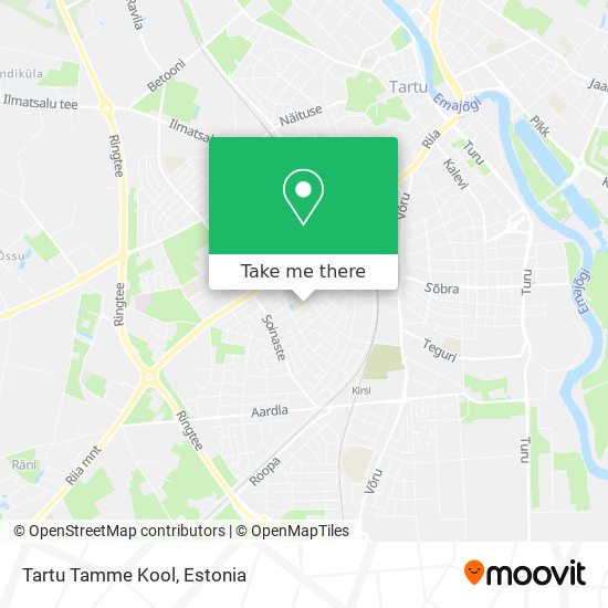 Tartu Tamme Kool map