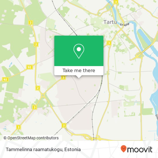 Tammelinna raamatukogu map