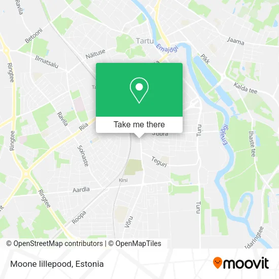 Карта Moone lillepood