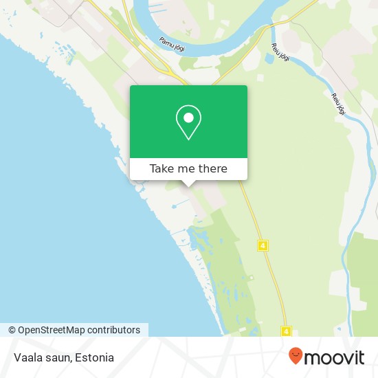 Vaala saun map