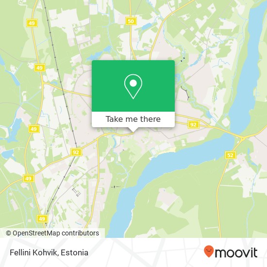 Fellini Kohvik map