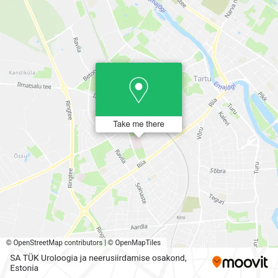 Карта SA TÜK Uroloogia ja neerusiirdamise osakond