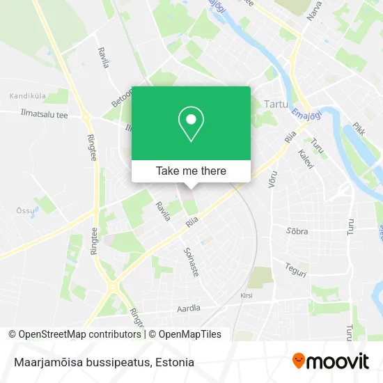 Карта Maarjamõisa bussipeatus