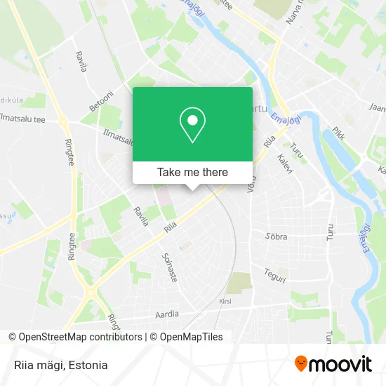 Карта Riia mägi