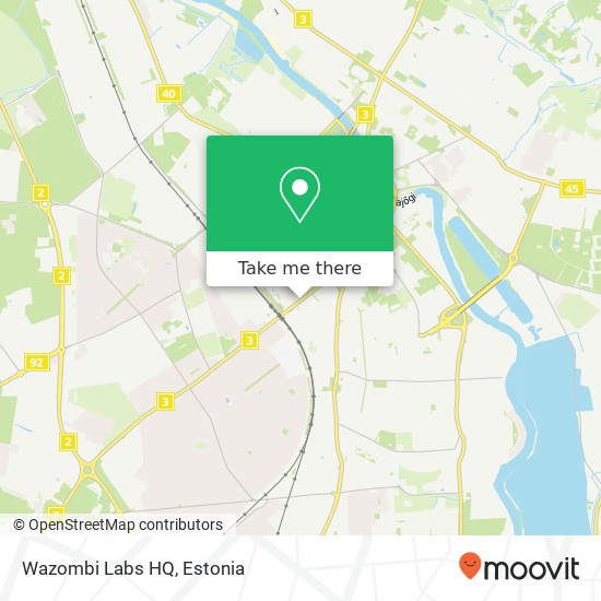 Карта Wazombi Labs HQ