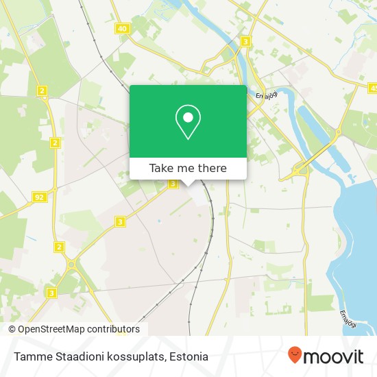 Tamme Staadioni kossuplats map