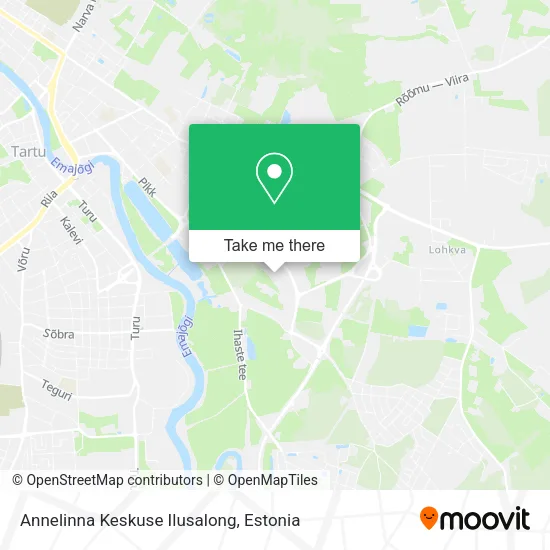 Карта Annelinna Keskuse Ilusalong