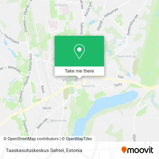Карта Taaskasutuskeskus Sahtel