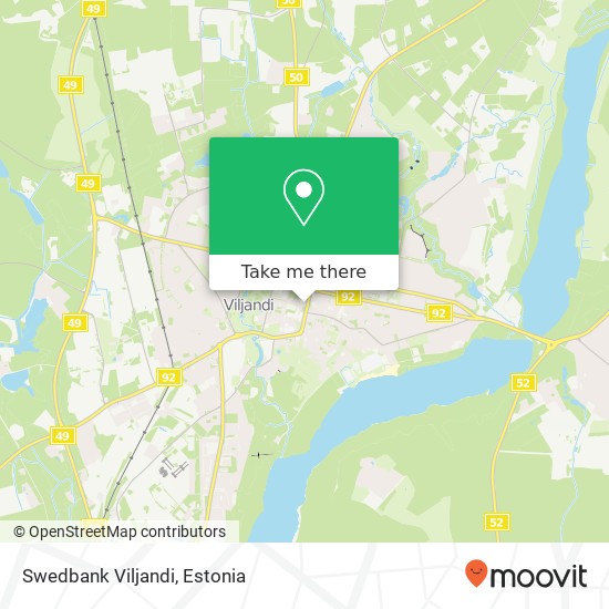 Swedbank Viljandi map